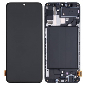Samsung A705 Galaxy A70 2019 οθόνη (μαύρος) (service pack) (γνησια)