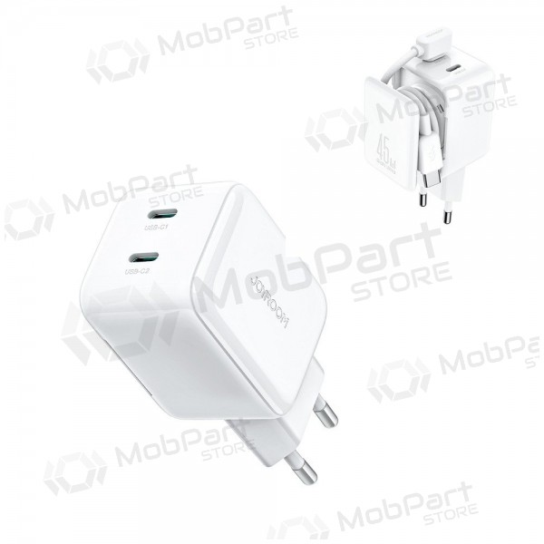 Φορτιστής Joyroom JR-TCL05 45W 2xUSB-C άσπρο