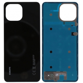 Xiaomi Mi 11 Lite 4G / 5G / 5G NE πίσω κάλυμμα μπαταρίας (μαύρος) (γνησια) (service pack)