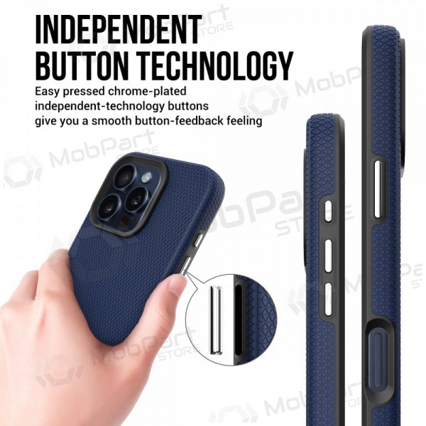 Θήκη Perfectionists Triangle Mag Case Apple iPhone 14 Pro σκούρο μπλε