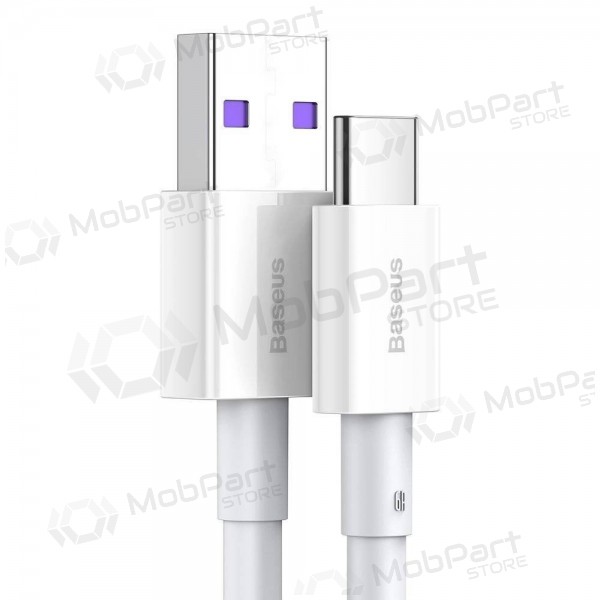 USB καλώδιο Baseus Superior iš USB į Type-C 66W 2.0m άσπρο CATYS-A02