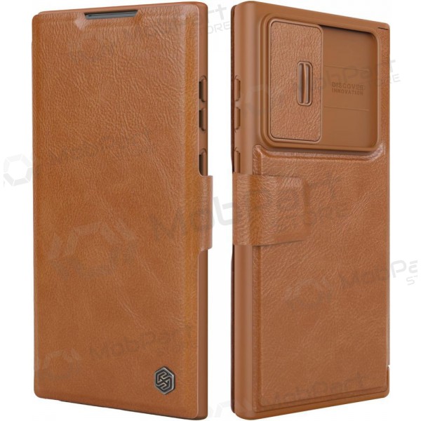 Samsung Galaxy S23 Plus θήκη „Nillkin Leather“ (καφέ)