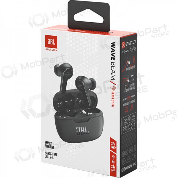 Ασύρματοςs ausinės JBL Wave Beam TWS Ασύρματοςs ausinės JBL Wave Beam TWS