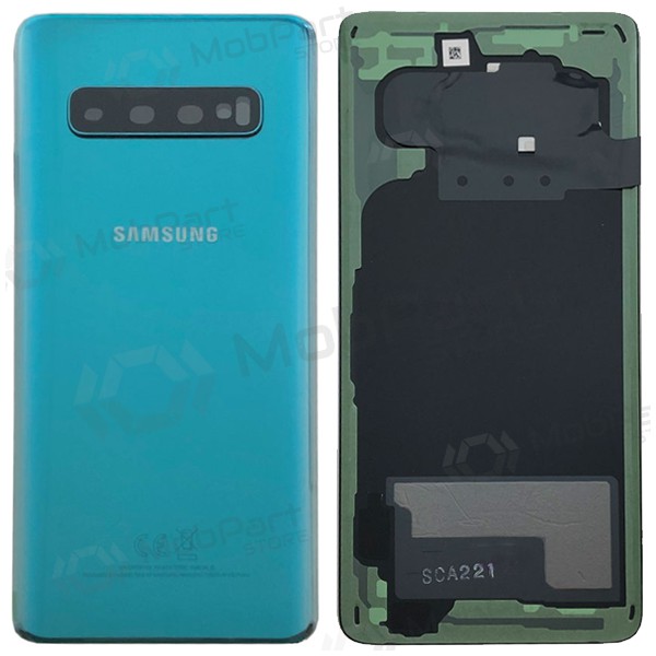 Samsung G973 Galaxy S10 πίσω κάλυμμα μπαταρίας πράσινος (Prism Green) (μεταχειρισμένος grade C, γνησια) Samsung G973 Galaxy S10 πίσω κάλυμμα μπαταρίας πράσινος (Prism Green) (μεταχειρισμένος grade C, γνησια)