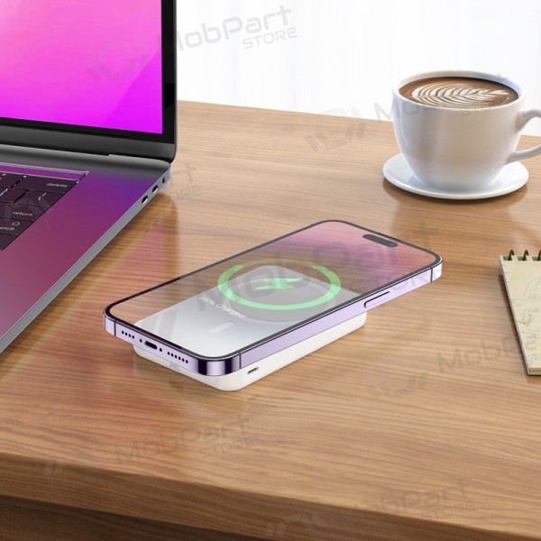 Εξωτερική μπαταρία Power Bank Hoco J109 PD20W Magnetic 5000mAh άσπρο Εξωτερική μπαταρία Power Bank Hoco J109 PD20W Magnetic 5000mAh άσπρο