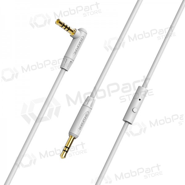 Audio προσαρμογέας 3,5mm į 3,5mm Borofone BL5 AUX (γκρί) Audio προσαρμογέας 3,5mm į 3,5mm Borofone BL5 AUX (γκρί)