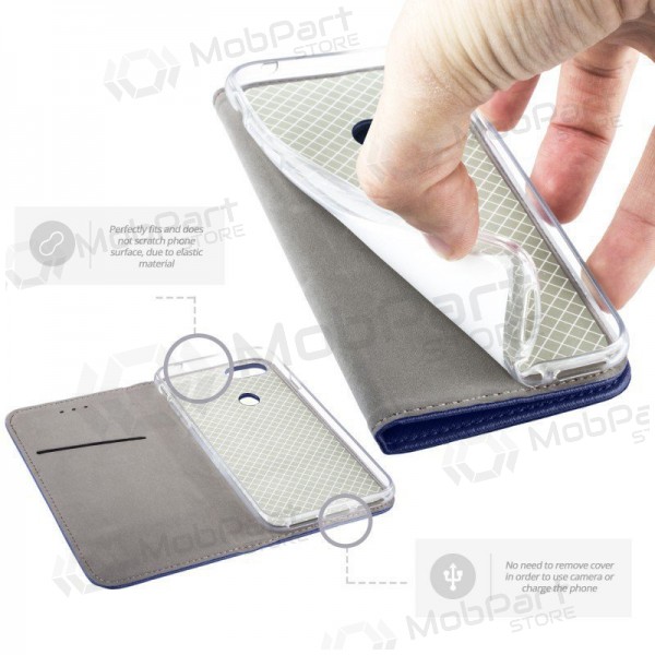 Θήκη Samsung Galaxy A57 - Smart Magnet (σκούρο μπλε)