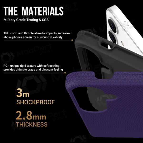 Θήκη Perfectionists Triangle Case Samsung S901 S22 5G μωβ