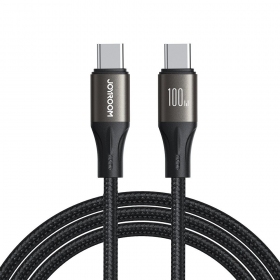 USB καλώδιο Joyroom SA25-CC5 USB-C to USB-C 100W 1.2m μαύρος