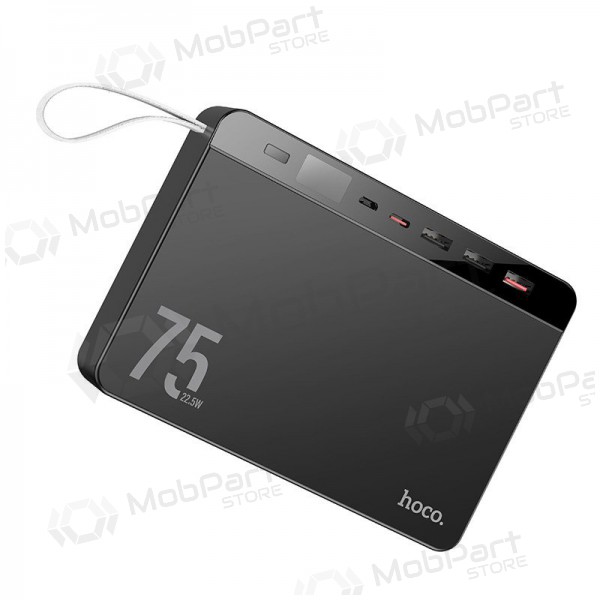 Εξωτερική μπαταρία Power Bank Hoco J94 Overlord 22.5W 75000mAh μαύρος