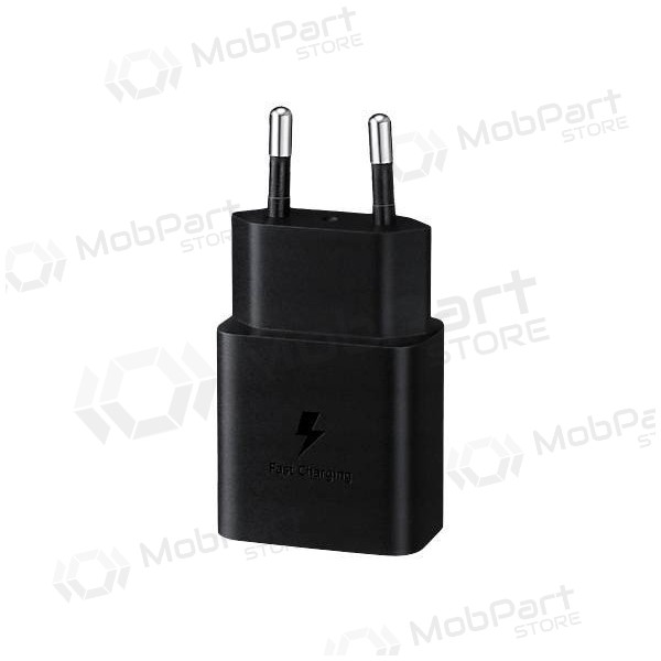 Φορτιστής γνησια Samsung EP-T1510XBEGEU 15W + καλώδιο Type-C 1m στη συσκευασία μαύρος