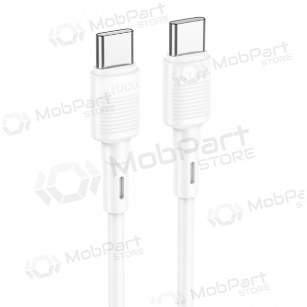 USB καλώδιο Hoco X83 60W Type-C to Type-C 1.0m άσπρο