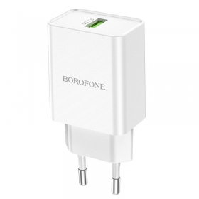 Φορτιστής Borofone BN5 QC 3.0 18W (άσπρο)