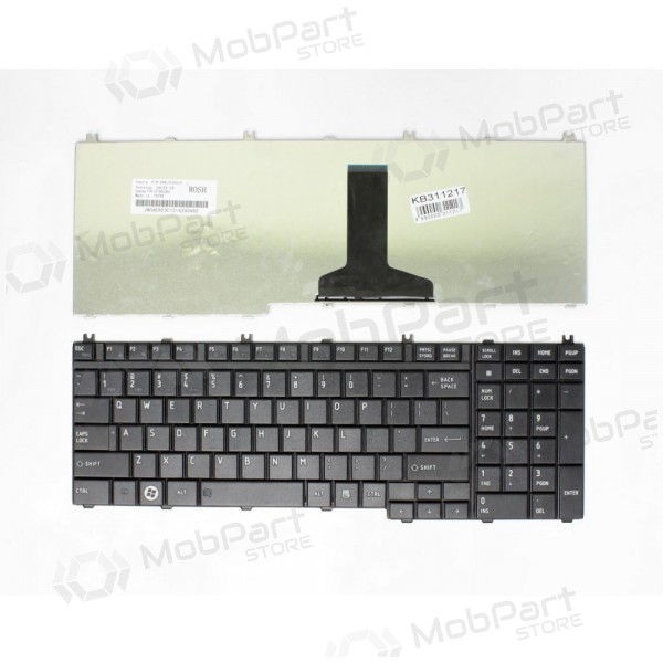 TOSHIBA Satellite: L350, L500 πληκτρολόγιο TOSHIBA Satellite: L350, L500 πληκτρολόγιο
