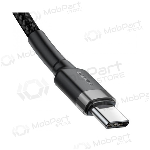 Καλώδιο Baseus Cafule PD Type-C - Type-C 3.0A 60W (γκρί-μαύρος) 1.0m CATKLF-GG1