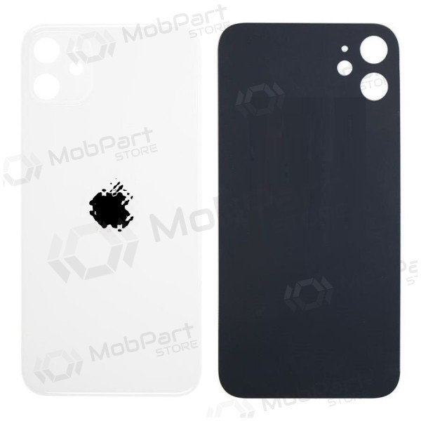 Apple iPhone 11 πίσω κάλυμμα μπαταρίας (άσπρο) (bigger hole for camera) Apple iPhone 11 πίσω κάλυμμα μπαταρίας (άσπρο) (bigger hole for camera)
