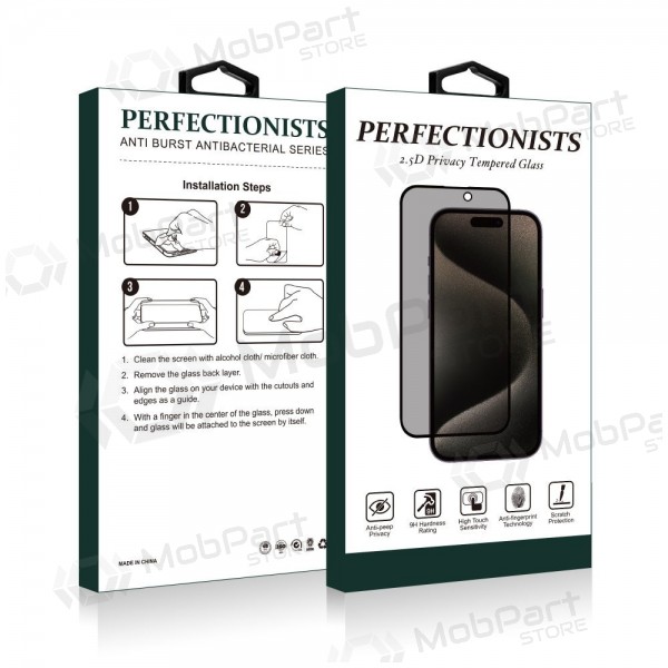Samsung Galaxy S26 προστατευτικό γυαλί - 2.5D Privacy Perfectionists