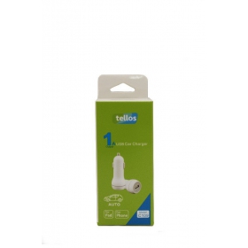 Φορτιστης αυτοκινητου Tellos C109 USB 1A (άσπρο)