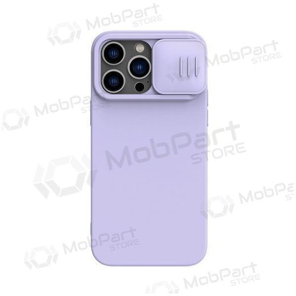 Apple iPhone 15 Pro Max θήκη „Nillkin Silicone“ (šviesiai μωβ) Apple iPhone 15 Pro Max θήκη „Nillkin Silicone“ (šviesiai μωβ)
