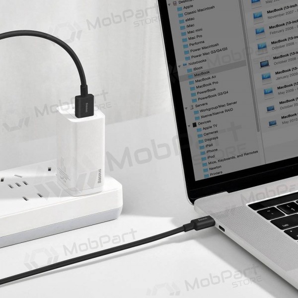USB καλώδιο Baseus Superior Type-C 66W 1.0m (μαύρος) CATYS-01