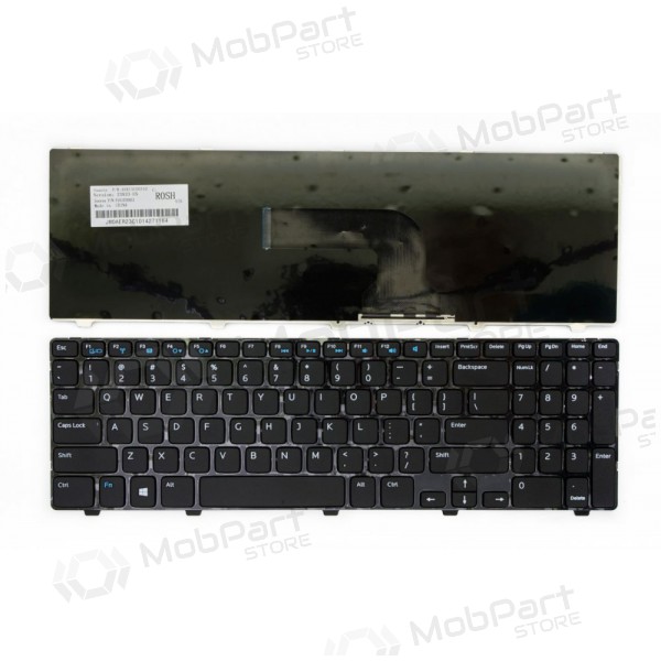 DELL Inspiron 15: 3521, 3537; 15R: 5537, 5521; Vostro: 2521, V2521 πληκτρολόγιο DELL Inspiron 15: 3521, 3537; 15R: 5537, 5521; Vostro: 2521, V2521 πληκτρολόγιο