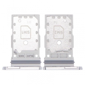 Samsung Galaxy S22 Ultra Dual Υποδοχή κάρτας SIM (άσπρο) (γνησια)