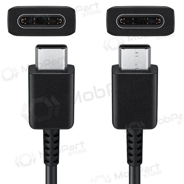 USB καλώδιο γνησια Samsung EP-DA705BBE 25W 3A Type-C-Type-C 1.0m μαύρος