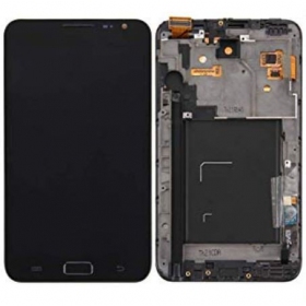 Samsung N7000 Galaxy Note οθόνη (μαύρος) (με πλαίσιο) (service pack) (γνησια)