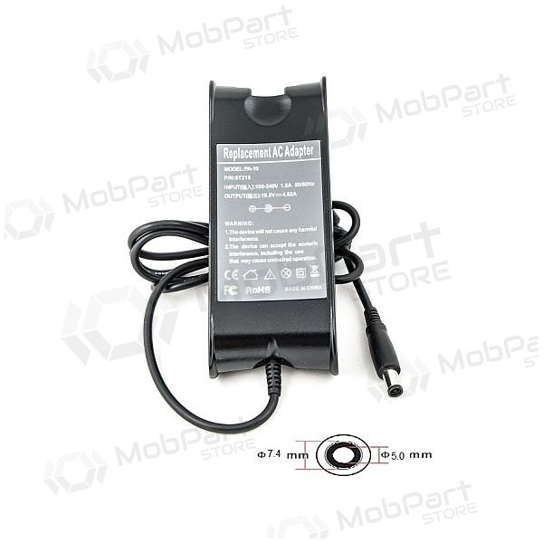 DELL 90W:19.5V,4.62A τροφοδοτικό laptop DELL 90W:19.5V,4.62A τροφοδοτικό laptop