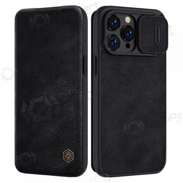 Apple iPhone 14 Pro Max θήκη „Nillkin Leather“ (μαύρος)