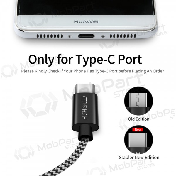 USB καλώδιο Dux Ducis K-ONE Type-C FastCharging 1.0m