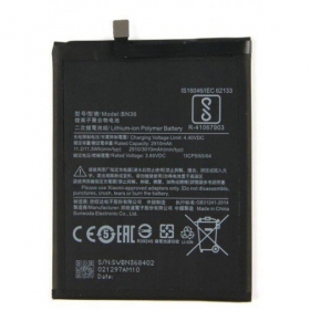 Xiaomi Redmi Mi A2 / Mi 6X μπαταρία / συσσωρευτής (BN36) (3010mAh)