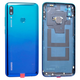 Huawei P Smart 2019 πίσω κάλυμμα μπαταρίας μπλε (Aurora Blue) (μεταχειρισμένος grade C, γνησια)