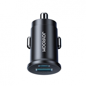 Φορτιστης αυτοκινητου Joyroom JR-CCN16 USB-A/USB-C 15W μαύρος
