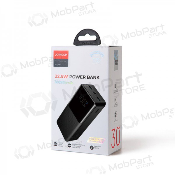 Εξωτερική μπαταρία Power Bank Joyroom JR-QP193 22.5W 30000mAh μαύρος Εξωτερική μπαταρία Power Bank Joyroom JR-QP193 22.5W 30000mAh μαύρος