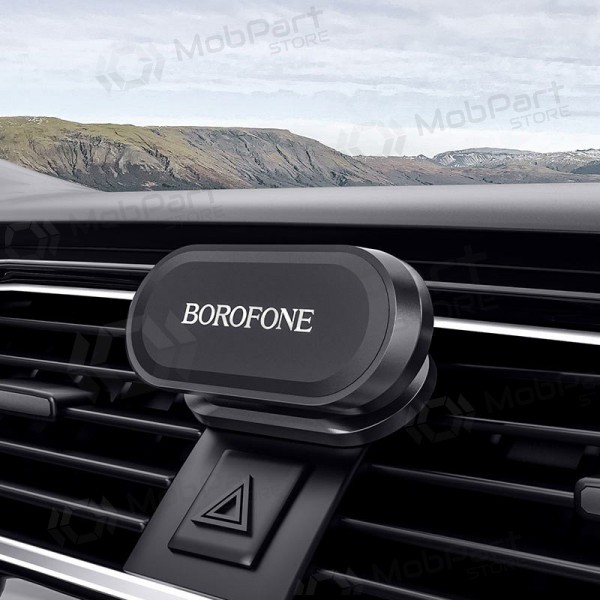 Automobilinis Γενικής telefono laikiklis Borofone BH29 klijuojamas ant panelės, magnetinis, μαύρος
