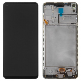 Samsung Galaxy A21s οθόνη (μαύρος) (με πλαίσιο) (γνησια)