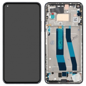 Xiaomi Mi 11 Lite 4G / Mi 11 Lite 5G / 11 Lite 5G NE οθόνη (μαύρος) (με πλαίσιο) (Premium)