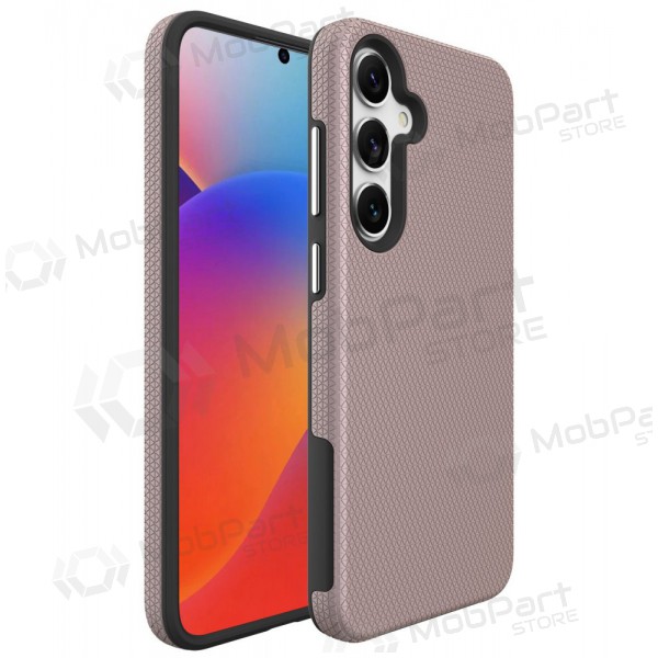 Θήκη Perfectionists Triangle Case Samsung S928 S24 Ultra rožinio aukso