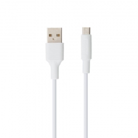 USB καλώδιο Borofone BX1 microUSB 1.0m (άσπρο)