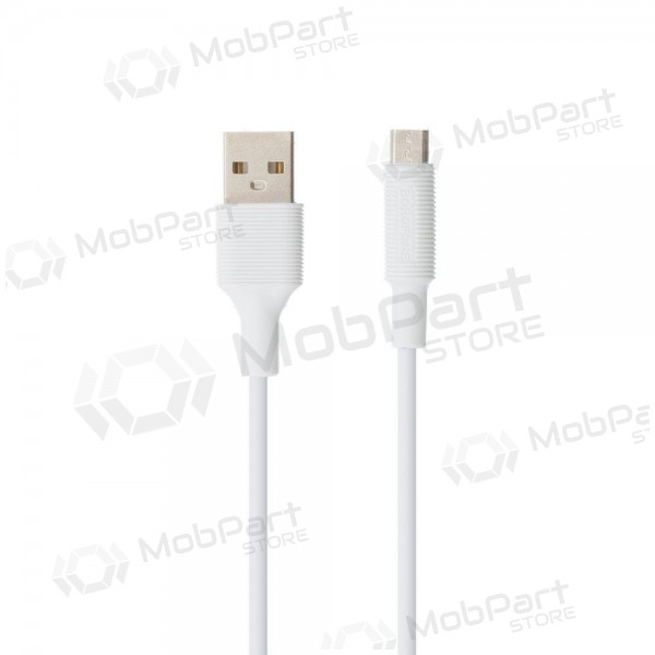 USB καλώδιο Borofone BX1 microUSB 1.0m (άσπρο)