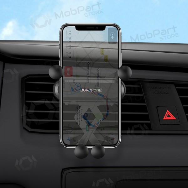 Automobilinis Γενικής telefono laikiklis Borofone BH19 tvirtinamas ant ventiliacijos grotelių, μαύρος