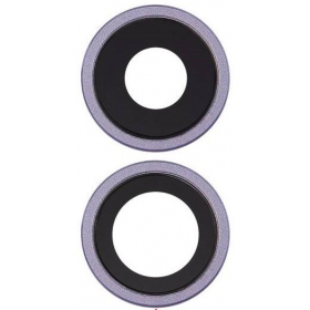 Apple iPhone 11 τζαμάκι κάμερας (2τεμ) (purpurinis) (με πλαίσιο)