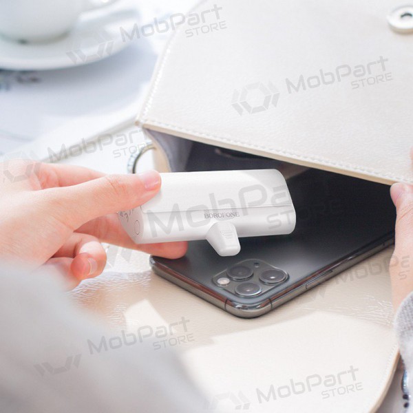 Εξωτερική μπαταρία Power Bank Borofone BJ35 Lightning 5000mAh άσπρο Εξωτερική μπαταρία Power Bank Borofone BJ35 Lightning 5000mAh άσπρο