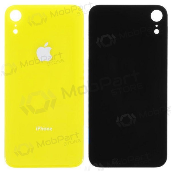 Apple iPhone XR πίσω κάλυμμα μπαταρίας (κίτρινος) (bigger hole for camera) Apple iPhone XR πίσω κάλυμμα μπαταρίας (κίτρινος) (bigger hole for camera)