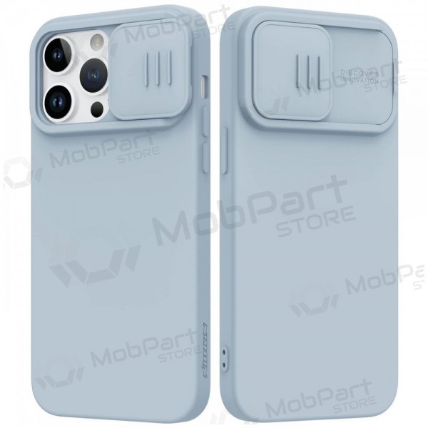 Apple iPhone 15 Pro Max θήκη „Nillkin Silicone“ (γκρί)