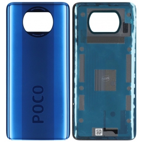Xiaomi Poco X3 Pro / X3 / X3 NFC πίσω κάλυμμα μπαταρίας (μπλε) (γνησια) (service pack)