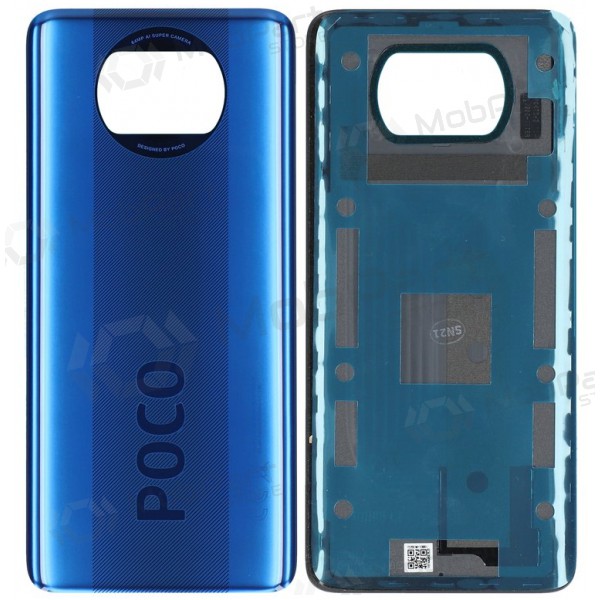 Xiaomi Poco X3 Pro / X3 / X3 NFC πίσω κάλυμμα μπαταρίας (μπλε) (γνησια) (service pack) Xiaomi Poco X3 Pro / X3 / X3 NFC πίσω κάλυμμα μπαταρίας (μπλε) (γνησια) (service pack)