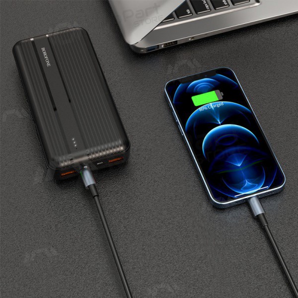 Εξωτερική μπαταρία Power Bank Borofone BJ9A Type-C PD+Quick Charge 3.0 (3A) 20000mAh μαύρος Εξωτερική μπαταρία Power Bank Borofone BJ9A Type-C PD+Quick Charge 3.0 (3A) 20000mAh μαύρος