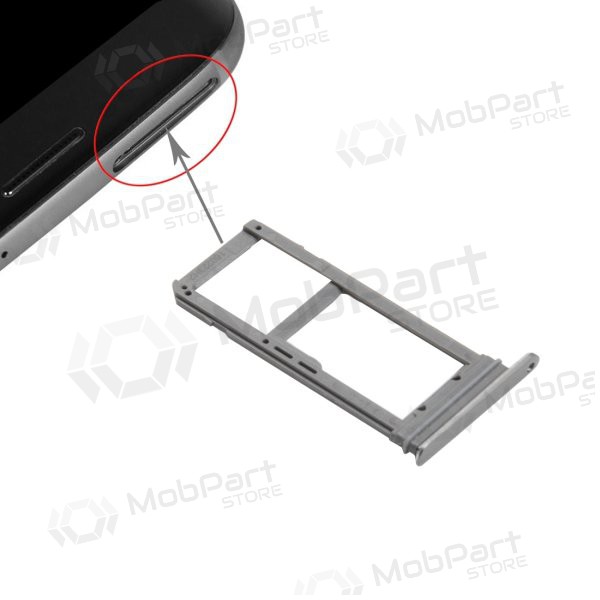 Samsung G935 Galaxy S7 Edge Υποδοχή κάρτας SIM (γκρί)